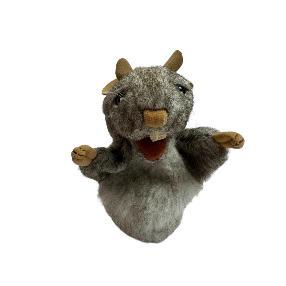 FOLKMANIS Little Mouse Hand Puppet Brown Fur Discontinued